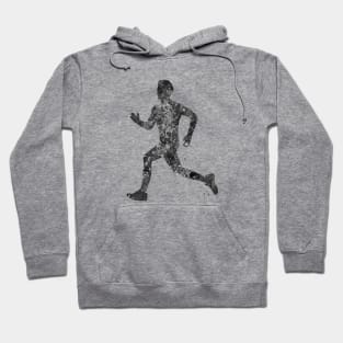 Runner boy black and white Hoodie